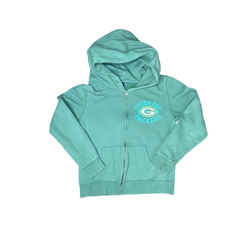 NFL Green Bay Packers Women’s Zip Hoodie – Green – Size Medium